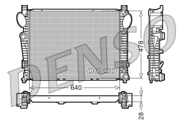Radiator, engine cooling DRM17093