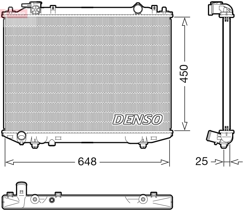 Radiator, engine cooling DRM10117