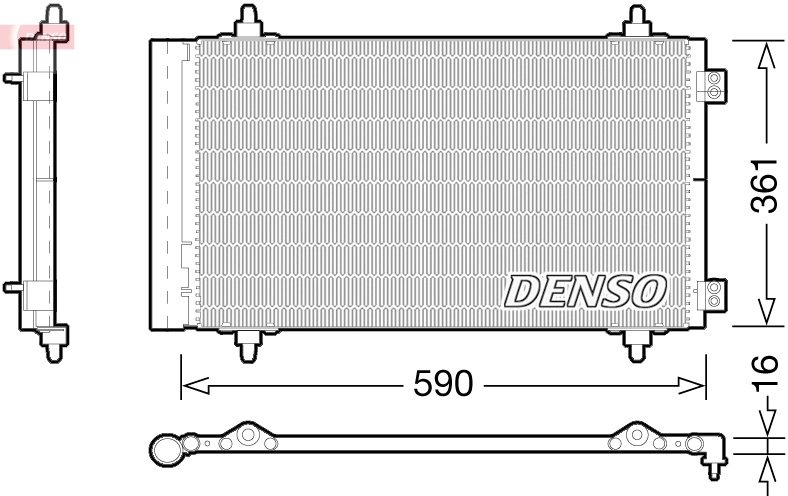 Condenser, air conditioning DCN21018
