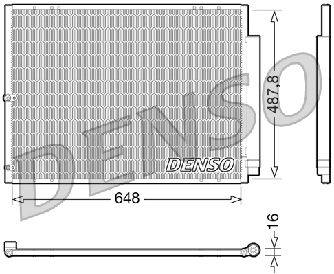 Condenser, air conditioning DCN51001