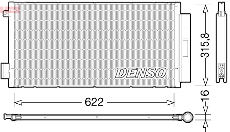 Condenser, air conditioning DCN09044