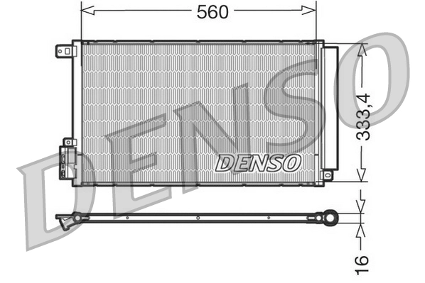 Condenser, air conditioning DCN13109