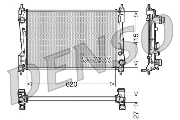 Radiator, engine cooling DRM09110