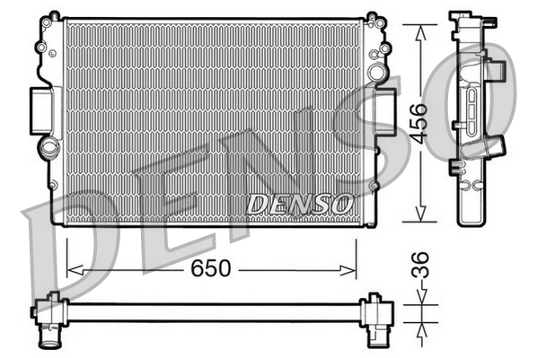 Radiator, engine cooling DRM12007