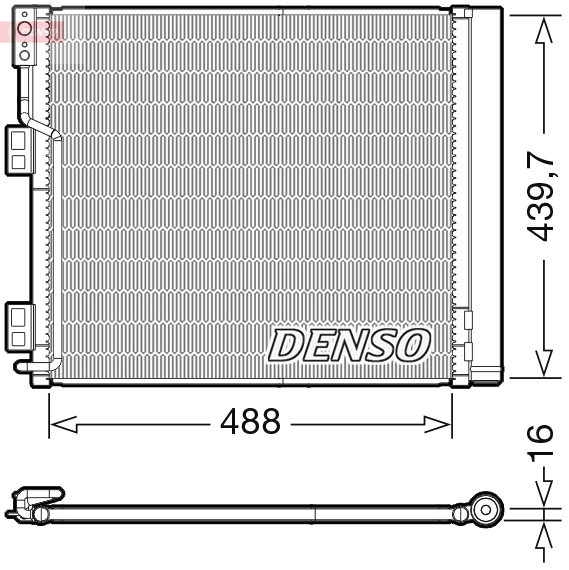 Condenser, air conditioning DCN46028
