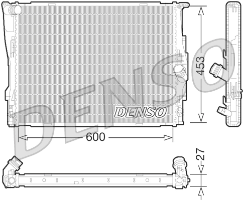Radiator, engine cooling DRM05073