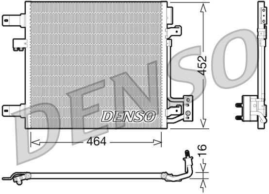Condenser, air conditioning DCN06014