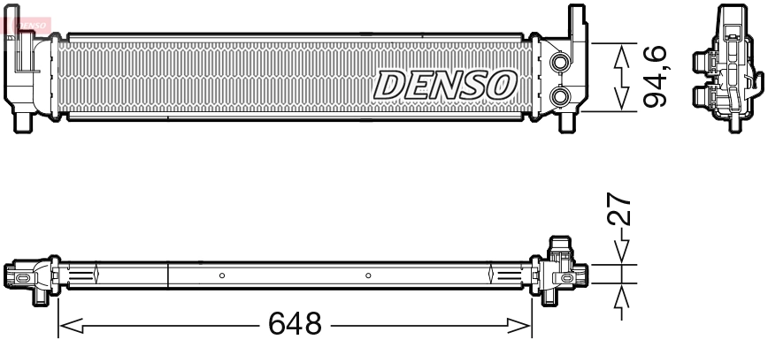 Radiator, engine cooling DRM02042