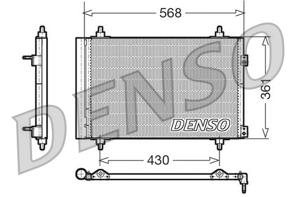 Condenser, air conditioning DCN07008