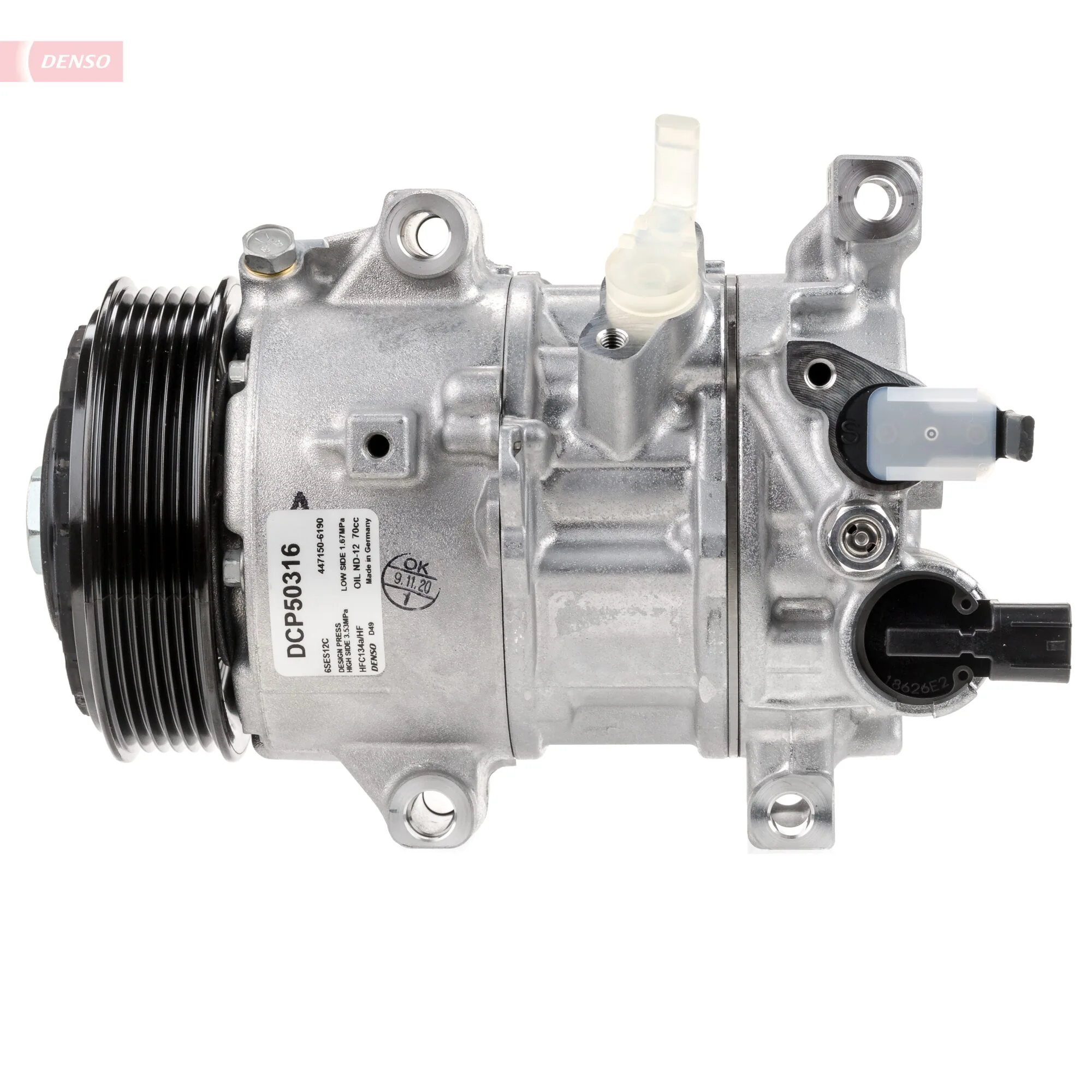 DENSO DCP50316 Compressor, air conditioning