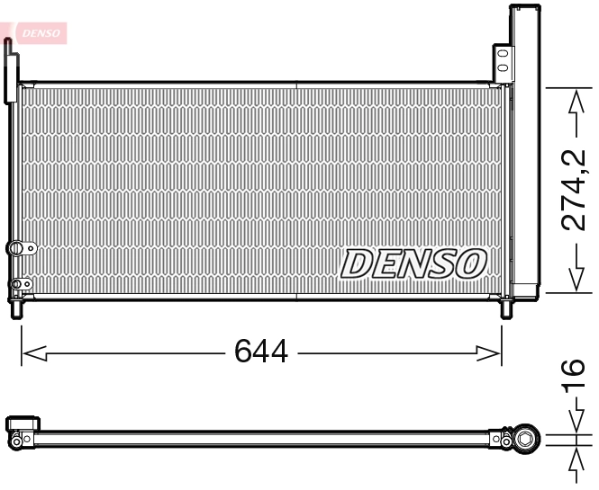 Condenser, air conditioning DCN50116