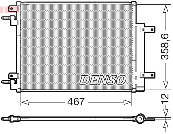 Condenser, air conditioning DCN20046