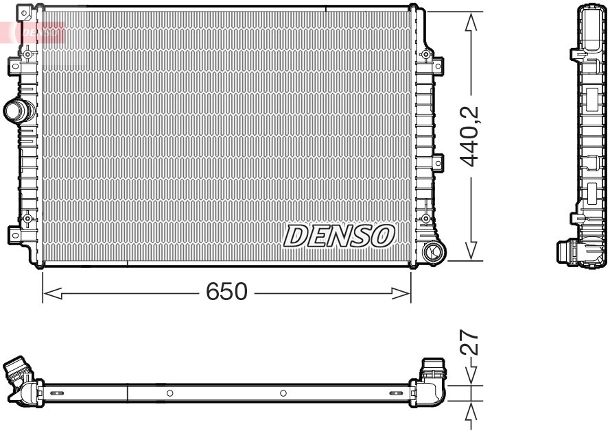 Radiator, engine cooling DRM32065