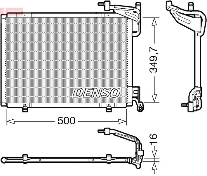 Condenser, air conditioning DCN10054