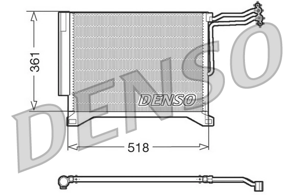 Condenser, air conditioning DCN05100
