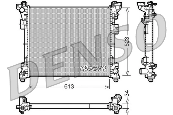 Radiator, engine cooling DRM06006
