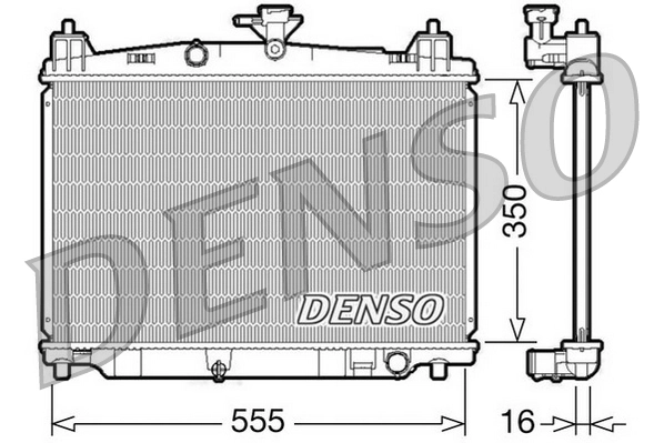 Radiator, engine cooling DRM44016