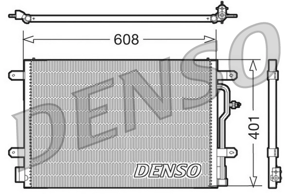 Condenser, air conditioning DCN02012