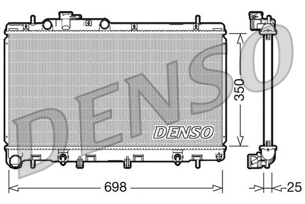 Radiator, engine cooling DRM36011