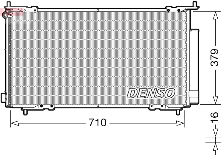 Condenser, air conditioning DCN40015