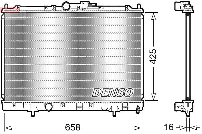 Radiator, engine cooling DRM45051