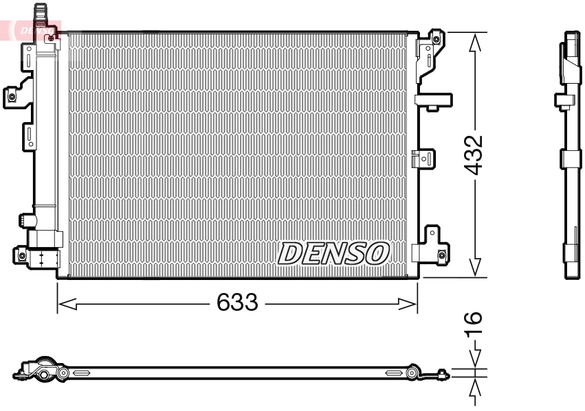 Condenser, air conditioning DCN33012