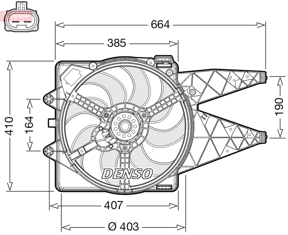 Fan, engine cooling DER09309
