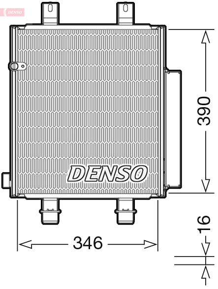 Condenser, air conditioning DCN35004