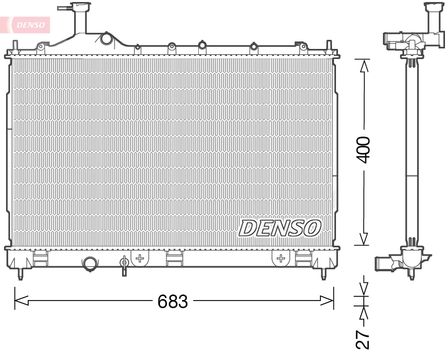 Radiator, engine cooling DRM45038