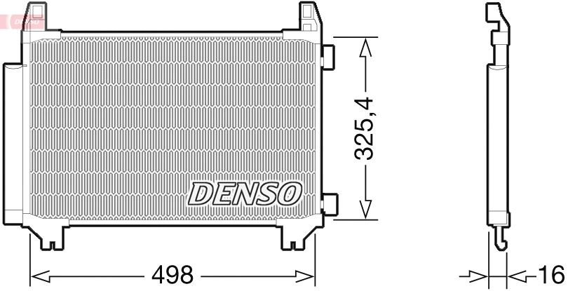 Condenser, air conditioning DCN50028