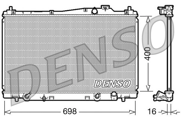 Radiator, engine cooling DRM40017