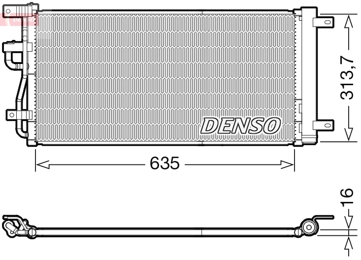 Condenser, air conditioning DCN15007