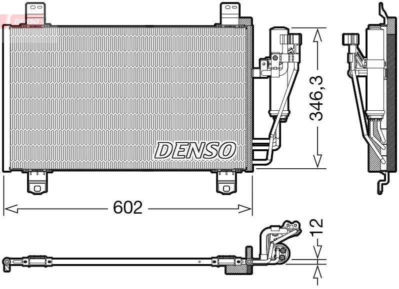 Condenser, air conditioning DCN44017