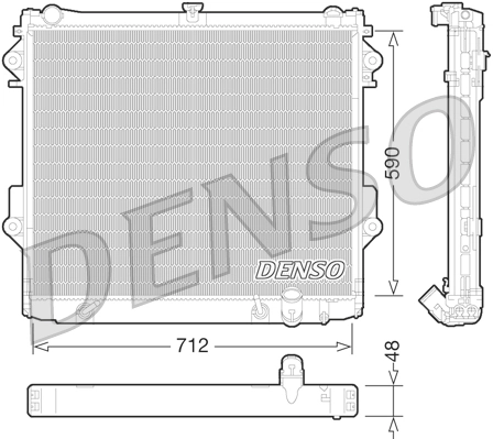 Radiator, engine cooling DRM50074