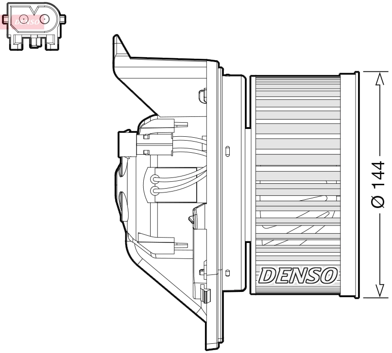 Interior Blower DEA05005