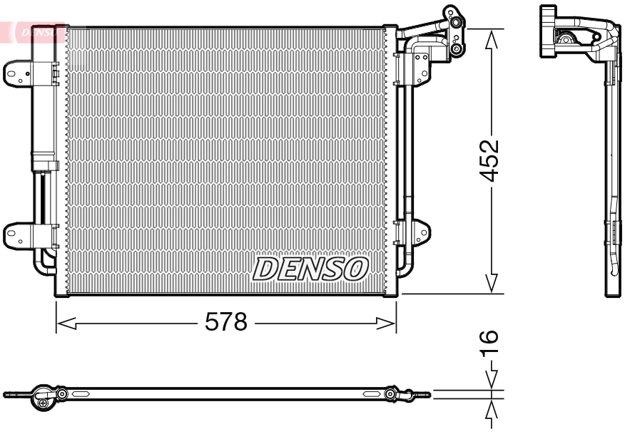 Condenser, air conditioning DCN32067