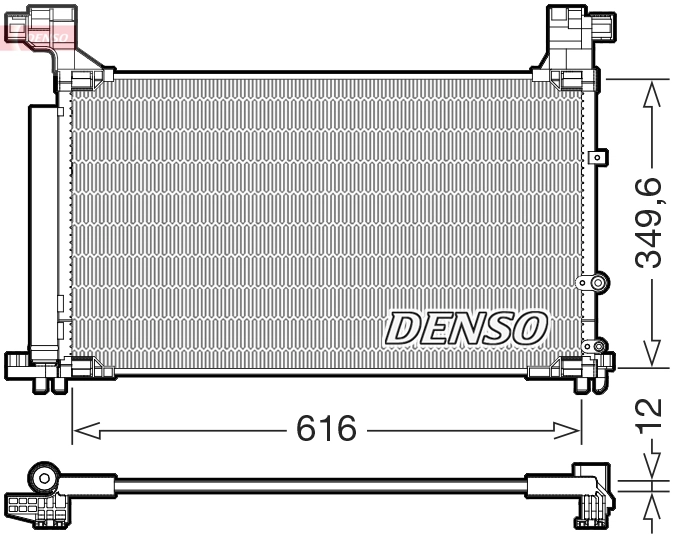 Condenser, air conditioning DCN50132