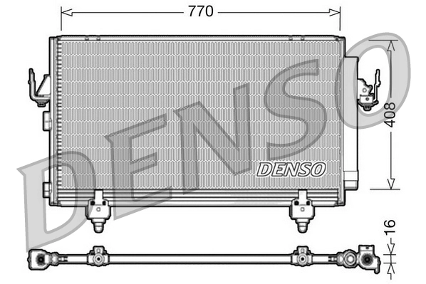 Condenser, air conditioning DCN50031