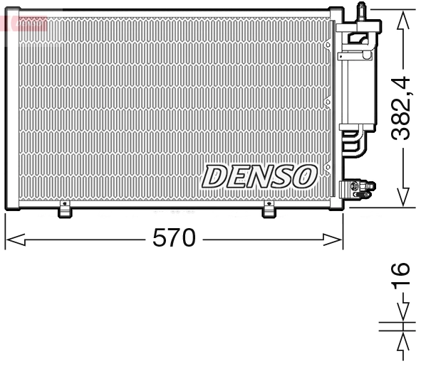 Condenser, air conditioning DCN10051