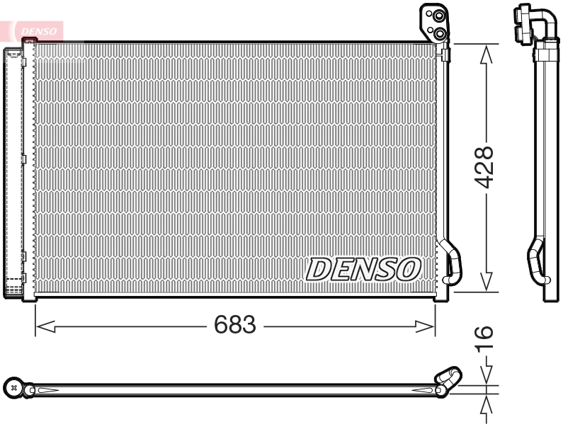 Condenser, air conditioning DCN99083