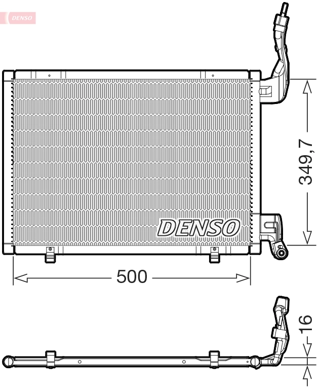 Condenser, air conditioning DCN10064