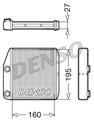 Heat Exchanger, interior heating DRR09075
