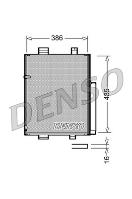 Condenser, air conditioning DCN35001