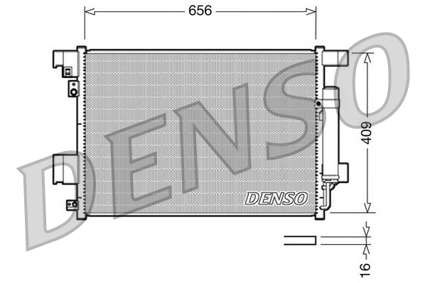 Condenser, air conditioning DCN21001