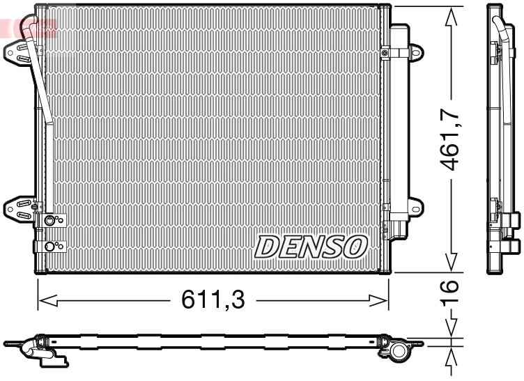 Condenser, air conditioning DCN32012