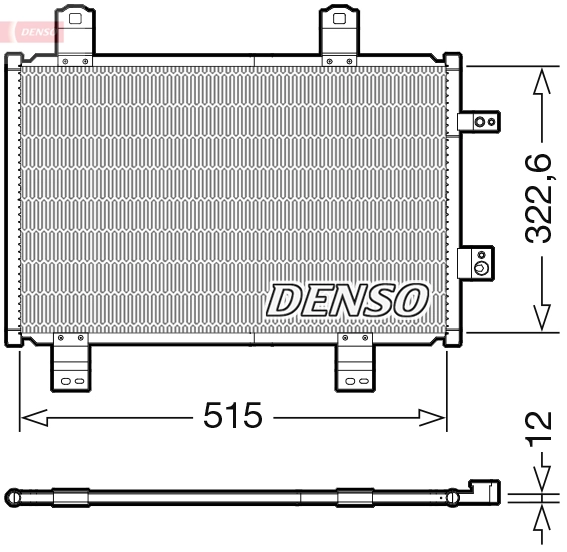Condenser, air conditioning DCN44018