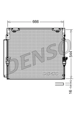 Condenser, air conditioning DCN50036