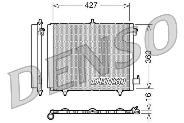 Condenser, air conditioning DCN21009