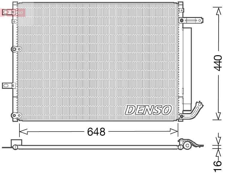 Condenser, air conditioning DCN06018