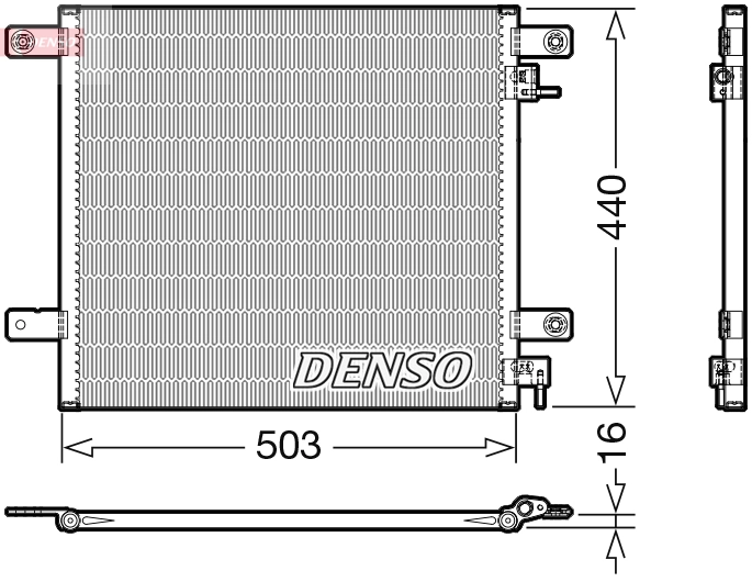 Condenser, air conditioning DCN99066
